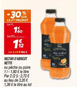 Netto NETTO NECTAR D'ABRICOT offre