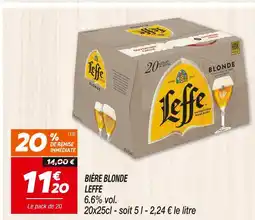 LEFFE BIÈRE BLONDE