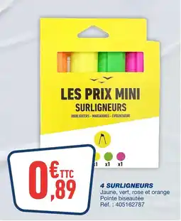 Bureau Vallée 4 SURLIGNEURS offre