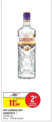 GORDON'S GIN LONDON DRY