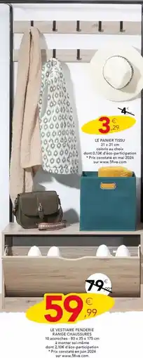 Stokomani Le vestiaire penderie range chaussures offre