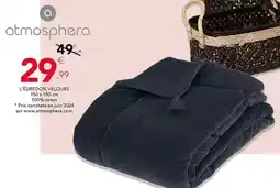 Stokomani Atmosphera - l'édredon velours 150 x 150 cm offre