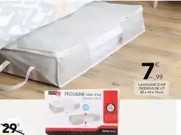 Stokomani La housse d'air dessous de lit 80 x 40 x 15 cm offre