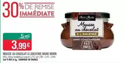 Match Marie morin - mousse au chocolat à l'ancienne offre
