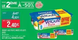 Match Danone - yaourt aux fruits mixés veloute fruix offre