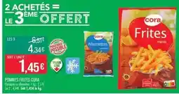 Match Cora - pommes frites offre
