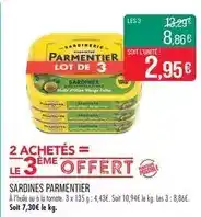 Parmentier - sardines