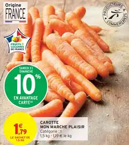 Intermarché CAROTTE offre
