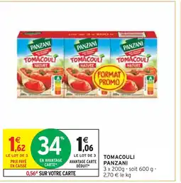 Intermarché PANZANI TOMACOULI offre