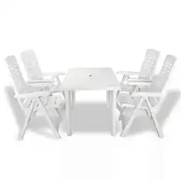Jardiland Salon de jardin en plastique - vidaXL offre