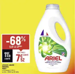Spar ARIEL LESSIVE LIQUIDE ORIGINAL offre