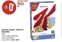 Casino Supermarchés KELLOGGS Céréales original Spécial K offre