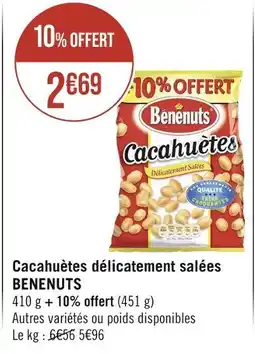 BENENUTS Cacahuètes délicatement salées