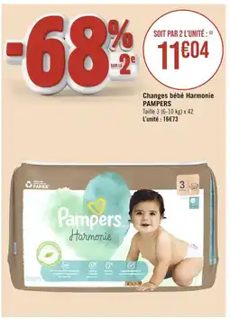PAMPERS Changes bébé Harmonie