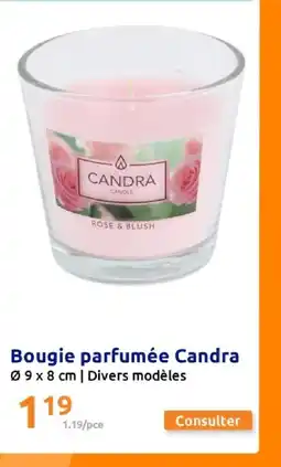 Action CANDRA Bougie parfumée offre