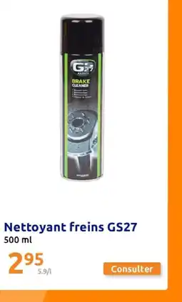 Action GS27 Nettoyant freins offre