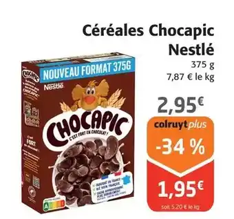 Colruyt Nestlé - céréales chocapic offre