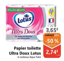 Colruyt Lotus - papier toilette ultra doux offre