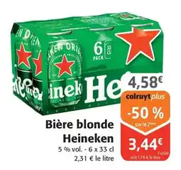 Colruyt Heineken - bière blonde offre