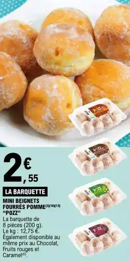E.Leclerc MINI BEIGNETS FOURRÉS POMME (3)(1013) "POZZ" offre