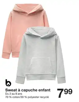 Zeeman Sweat à capuche enfant offre