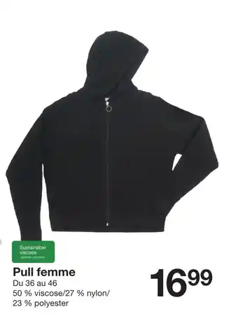 Zeeman Pull femme offre