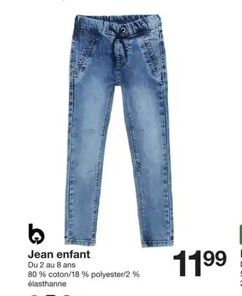 Zeeman Jean enfant offre