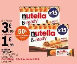 E.Leclerc B-READY "NUTELLA" offre