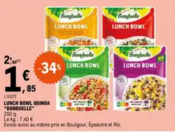 E.Leclerc LUNCH BOWL QUINOA "BONDUELLE" offre