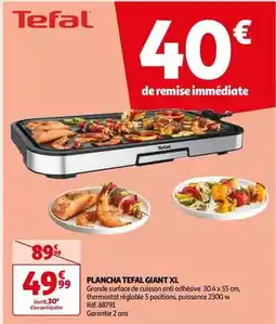 Auchan Tefal - plancha giant xl offre