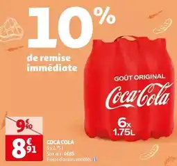 Auchan Coca cola - 6x 175 l offre