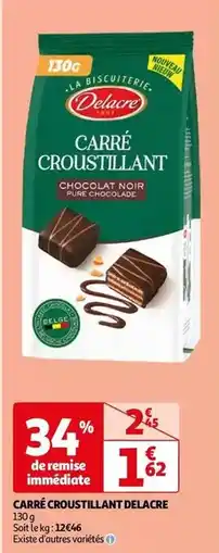 Auchan Delacre - carré croustillant offre