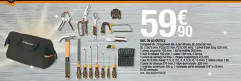Brico Dépôt Magnusson sac de 63 outils offre