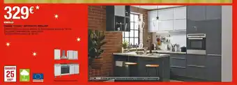 Brico Dépôt Cuisine stevia anthracite brillant offre