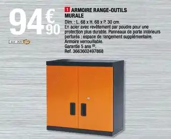 Brico Dépôt Armoire range-outils murale offre