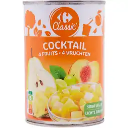 Carrefour CARREFOUR CLASSIC' Fruits au sirop Cocktail offre