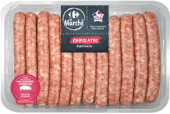 Carrefour 12 chipolatas CARREFOUR Le Marché offre
