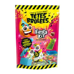 Carrefour TÊTES BRULÉES Assortiments de bonbons Fiesta Kit offre