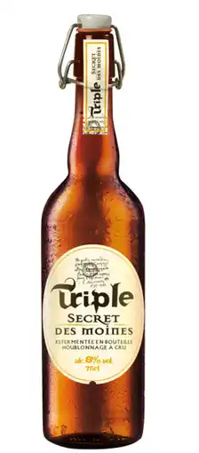Carrefour TRIPLE SECRET DES MOINES Bière offre