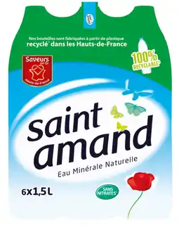 Carrefour SAINT AMAND Eau minérale naturelle offre