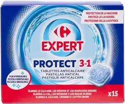 Carrefour CARREFOUR EXPERT Tablettes Anti-Calcaire 3 en 1 offre