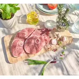 Auchan Supermarché Agneau : Tranche De Gigot*** Avec Os (2) offre