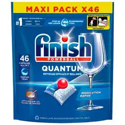 Auchan Capsules Lave-Vaisselle Quantum Finish offre