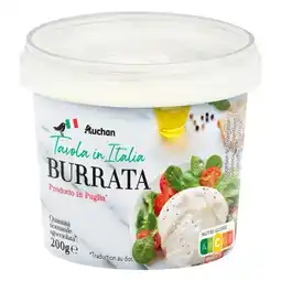 Auchan Burrata Auchan Tavola In Italia offre