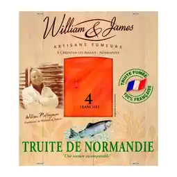 Auchan Truite Fumée De Normandie William & James offre