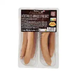 Auchan Véritables Knacks D'alsace Auchan À Table En France offre