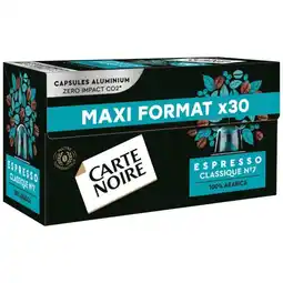 Auchan Capsules Café Classique Carte Noire offre
