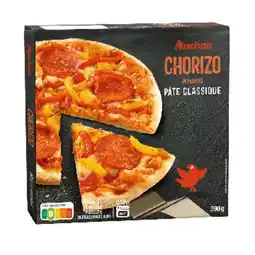 Auchan Pizza Chorizo Poivrons Surgelée Auchan offre