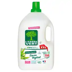 Auchan Lessive Savon Végétal Hypoallergénique L'arbre Vert offre