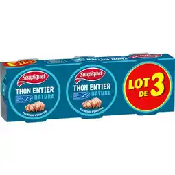 Auchan Thon Entier Nature Saupiquet offre